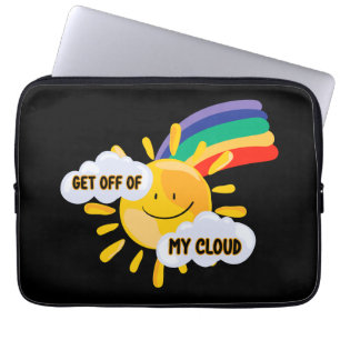 Farbenfroher Regenbogen aus meiner Cloud Laptopschutzhülle