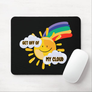 Farbenfroher Regenbogen aus meiner Cloud Mousepad