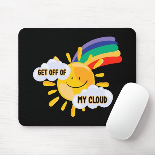 Farbenfroher Regenbogen aus meiner Cloud Mousepad (Mit Mouse)