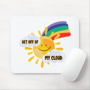 Farbenfroher Regenbogen aus meiner Cloud Mousepad