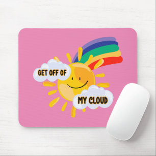 Farbenfroher Regenbogen aus meiner Cloud Mousepad