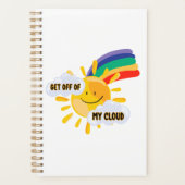 Farbenfroher Regenbogen aus meiner Cloud Planer (Vorderseite)
