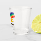 Farbenfroher Regenbogen aus meiner Cloud Schnapsglas (Rechts)