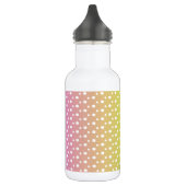 Farbenfroher Regenbogen-Blasengradient Edelstahlflasche (Links)