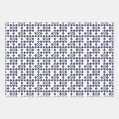 Farbenfroher Regenbogen Confetti Dreieck Zigzag Geschenkpapier Set (Vorderseite 3)