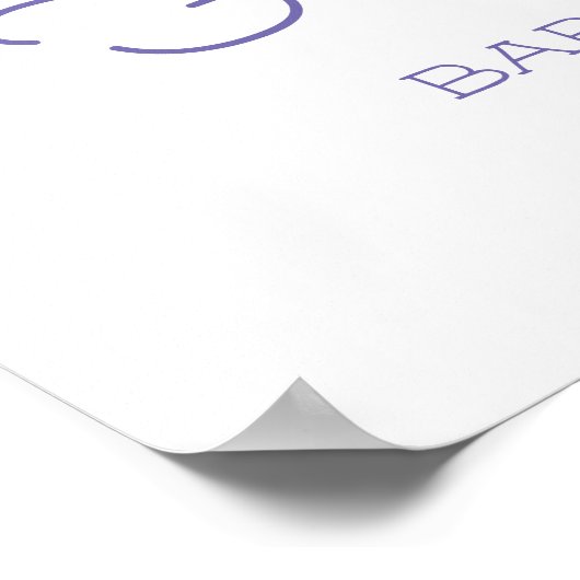 Farbenfroher Regenbogen im Wasser Herzlich willkom Poster (Ecke)