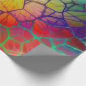 Farbenfroher Regenbogen-Mosaik-Jeder Anlass Geschenkpapier (Ecke)