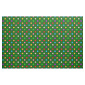 Farbenfroher Regenbogen-Punkte Grün Stoff (Fat Quarter (45,7 x 55,9 cm))