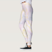 Farbenfroher Regenbogen-Streifen Capri mit eigener Leggings (Links)