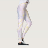 Farbenfroher Regenbogen-Streifen Capri mit eigener Leggings (Rechts)