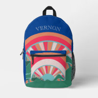 Farbenfroher Regenbogenberg