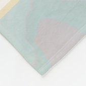 Farbenfroher Regenbogenmarmor Abstrakte Inspirivit Fleecedecke (Ecke)