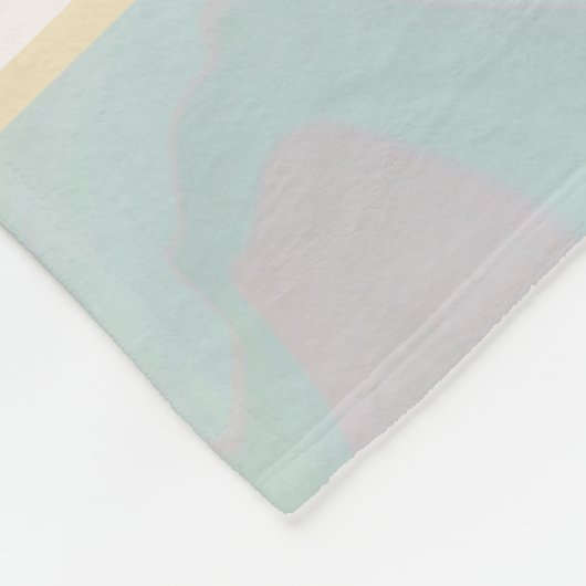 Farbenfroher Regenbogenmarmor Abstrakte Inspirivit Fleecedecke (Ecke)