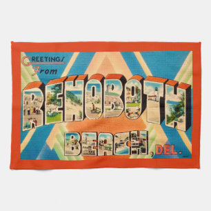 Farbenfroher RehoBeide Strand Geschirrtuch