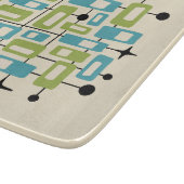 Farbenfroher Retro-Mid-Century-Modern-Atomarer-Abs Schneidebrett (Ecke)