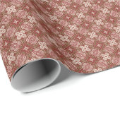Farbenfroher Retro-Musterhintergrund 4 Geschenkpapier (Rolleneckpunkt)