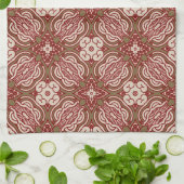 Farbenfroher Retro-Musterhintergrund 4 Handtuch (Gefaltet)