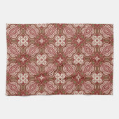 Farbenfroher Retro-Musterhintergrund 4 Handtuch (Horizontal)