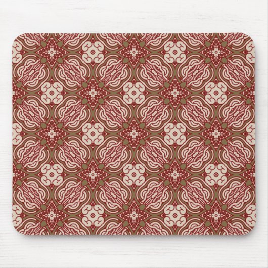 Farbenfroher Retro-Musterhintergrund 4 Mousepad (Vorne)
