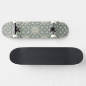 Farbenfroher Retro-Musterhintergrund 5 Skateboard (Horizontal)