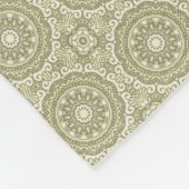Farbenfroher Retro-Musterhintergrund 6 Fleecedecke (Ecke)