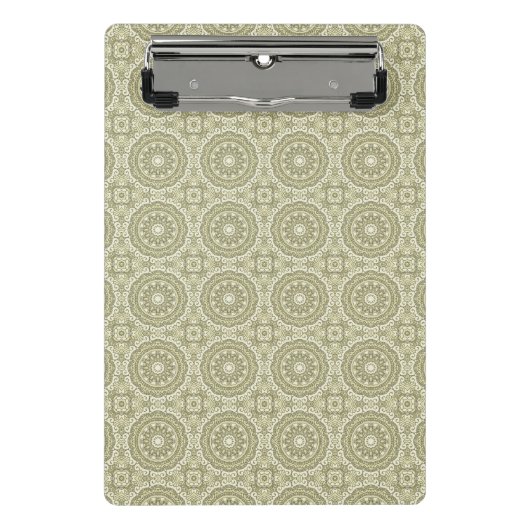 Farbenfroher Retro-Musterhintergrund 6 Mini Klemmbrett (Vorderseite)