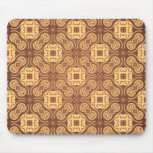 Farbenfroher Retro-Musterhintergrund Mousepad (Vorne)