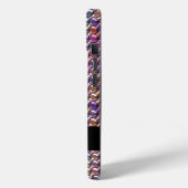 Farbenfroher Rhinestone mit individuellem Namen Case-Mate iPhone Hülle (Rückseite / Links)