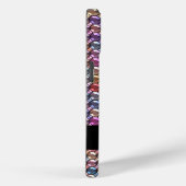 Farbenfroher Rhinestone mit individuellem Namen Case-Mate iPhone Hülle (Rückseite / Rechts)