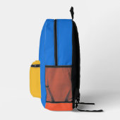 Farbenfroher Rucksack für Kinder - Personalisierte (Rechts)