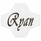 Farbenfroher Ryan Name, Fußball (Flach)