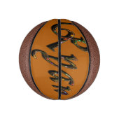 Farbenfroher Ryan Name, Mini Basketball (Vertikal)