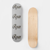 Farbenfroher Ryan Name, Skateboard (Vorderseite)