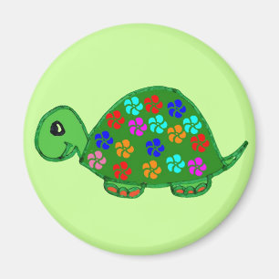 Farbenfroher Schildkrötenmagnet Magnet