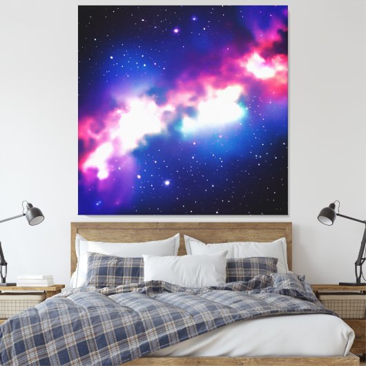 Farbenfroher Schlangennebel Galaxie Stretchierte L Leinwanddruck (Insitu (Schlafzimmer))