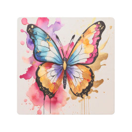 Farbenfroher Schmetterling mit künstlerischem Schl