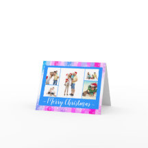 Farbenfroher Schnee von fünf/sechs Fotos - 4x6 gek