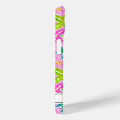 Farbenfroher Seestern mit Monogramm Case-Mate iPhone Hülle (Rückseite / Rechts)