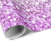 Farbenfroher Shiny Glitzer Geschenkpapier (Rolleneckpunkt)