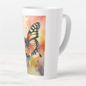 Farbenfroher Single Schmetterling Tasse (Rechte Ecke)