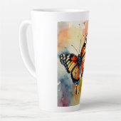 Farbenfroher Single Schmetterling Tasse (Linke Ecke)