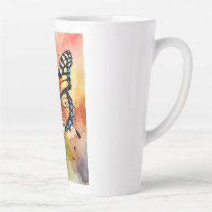 Farbenfroher Single Schmetterling Tasse