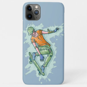 Farbenfroher Skater, lustige Illustration Case-Mate iPhone Hülle