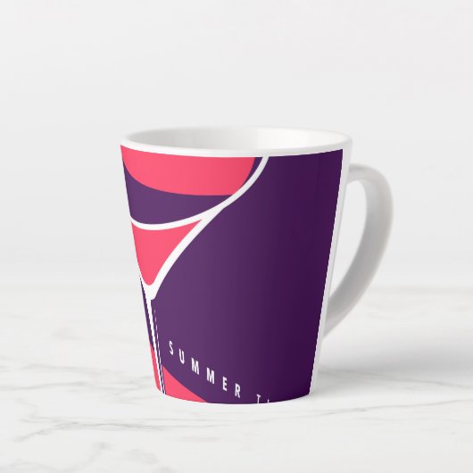 Farbenfroher Sommer Milchtasse (Rechte Ecke)