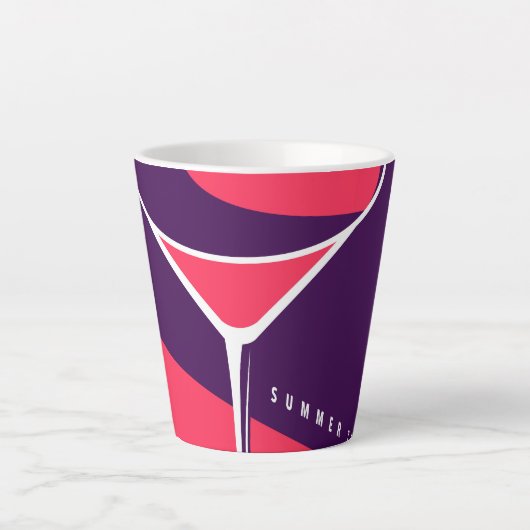 Farbenfroher Sommer Milchtasse (Vorderseite)