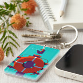 Farbenfroher Sommer Schlüsselanhänger (Vorderseite rechts)