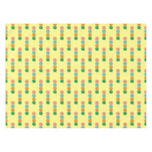 Farbenfroher Sommerspass Sun HOPE Tabletecloth Tischdecke (Vorderseite (Horizontal))