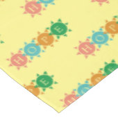 Farbenfroher Sommerspass Sun HOPE Tabletecloth Tischdecke (Schrägansicht)