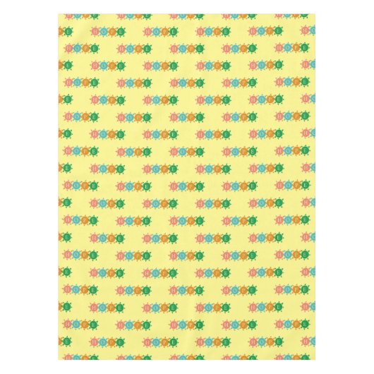 Farbenfroher Sommerspass Sun HOPE Tabletecloth Tischdecke (Vorderseite)