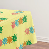 Farbenfroher Sommerspass Sun HOPE Tabletecloth Tischdecke (Beispiel)